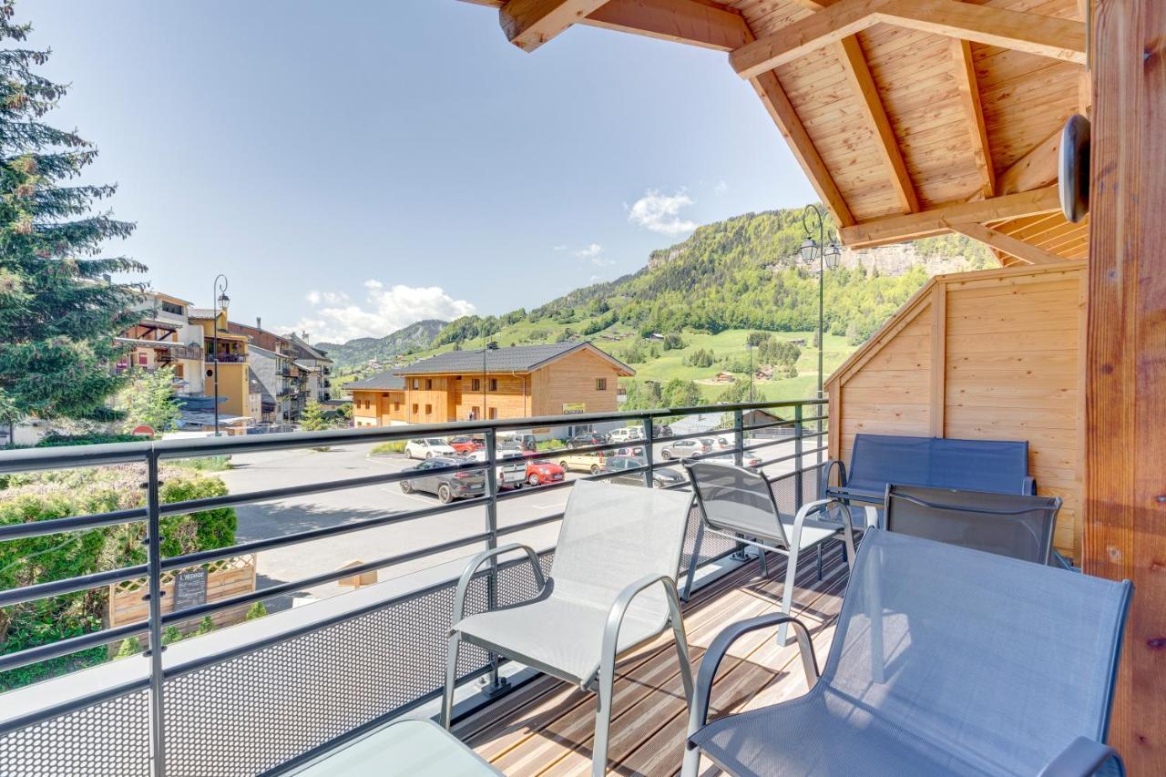 La Poudreuse - Duplex Avec Balcon Vue Montagne - Flumet Exterior foto