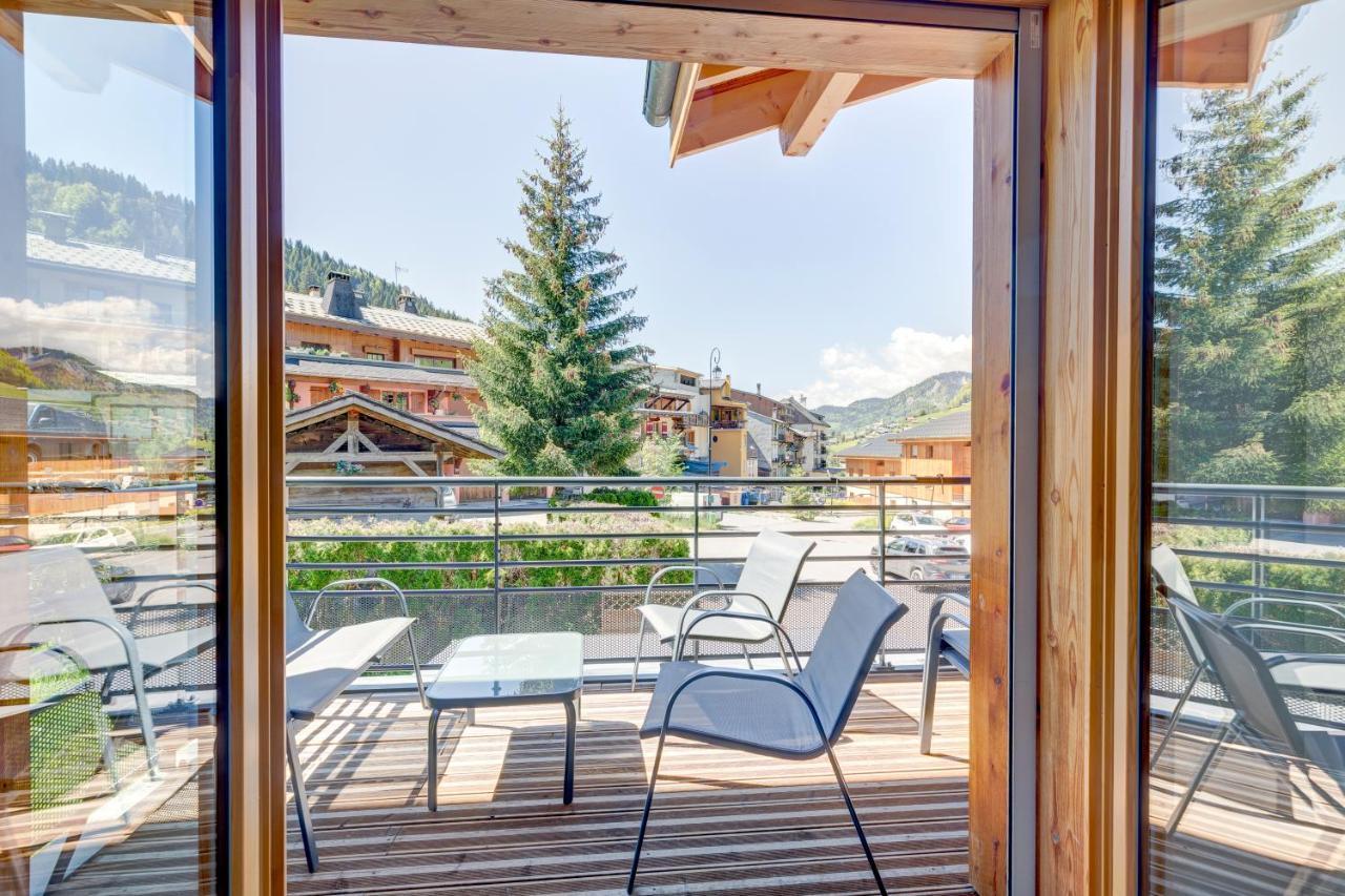 La Poudreuse - Duplex Avec Balcon Vue Montagne - Flumet Exterior foto